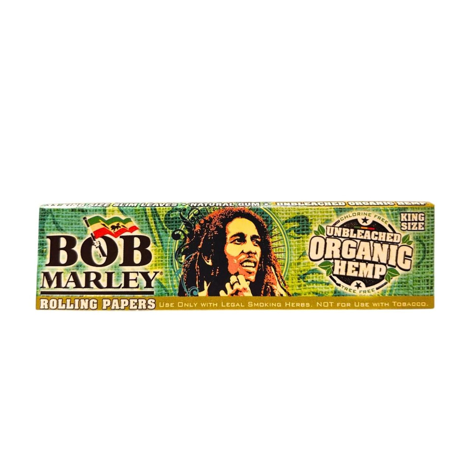 Bob Marley Rolling Papers Unbleached Organic Hemp 1pk