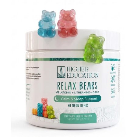 Higher Education Relax Bears Support Gummies 30CT-Calm & Sleep