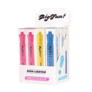 Big Fun High Lighter Multipack Assorted 12PK at Puffezee