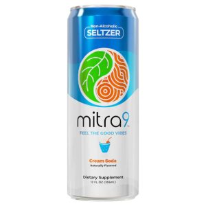 Mitra 9 Kratom Seltzer 12 OZ at Puffezee