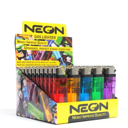 Neon Gas Lighters 50CT