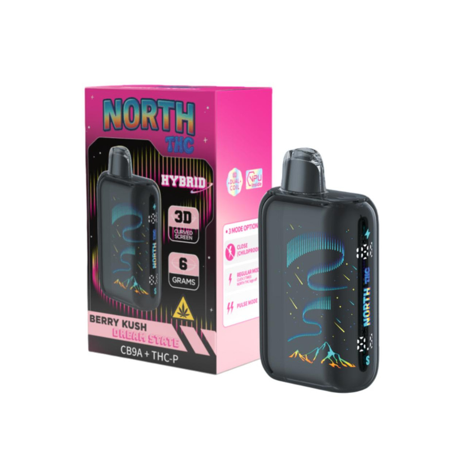 North THC CB9A/THCP Disposable 6G