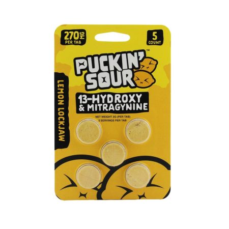 Puckin Sour Mitragynine+Hydroxy Tablets 1350MG- 5CT