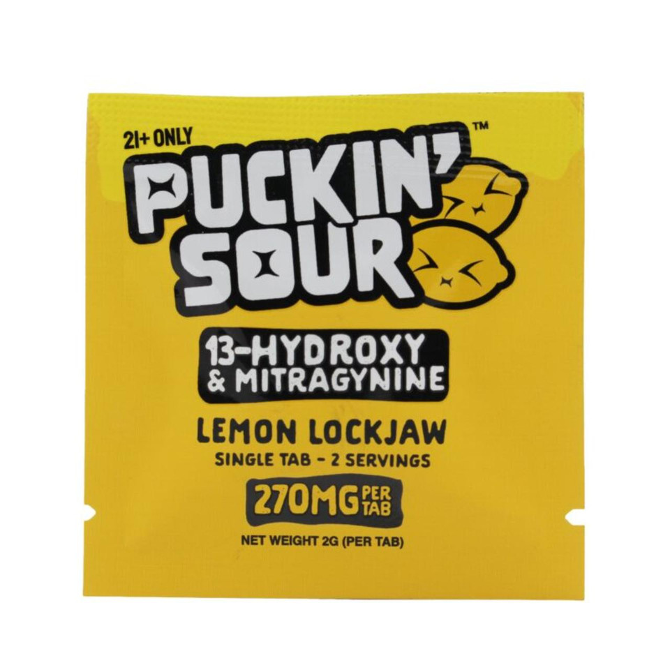Puckin Sour Mitragynine+Hydroxy Tablets 270MG - 1CT