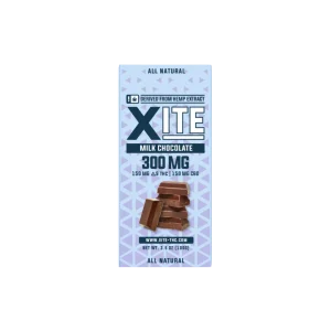 XITE D9/CBD Chocolate Bar 300MG at Puffezee