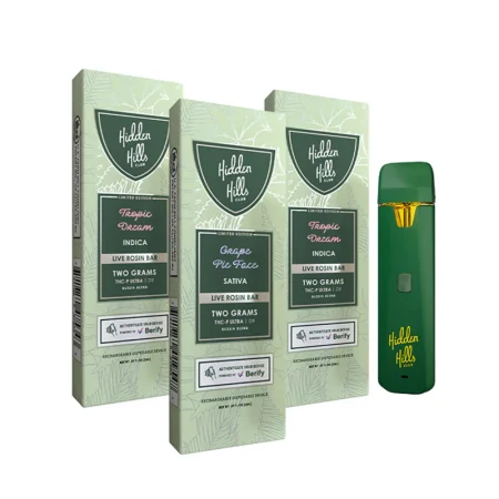 Hidden Hills Club Bussin Blend D9/THC-P Liquid Diamond Disposable - 2G