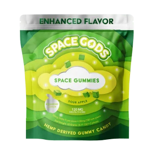 Space Gods Delta-9 THC/CBD Space Gummies - 30PK at Puffezee