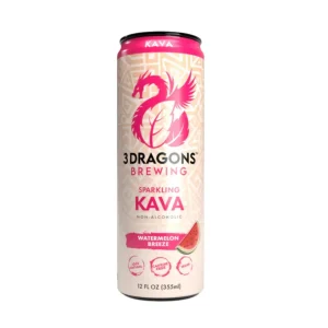 3 Dragons Brewing Sparkling Kava Soda - Watermelon Breeze