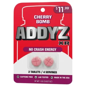 ADDYZ XR No Crash Energy Tablets 2CT - Cherry Bomb