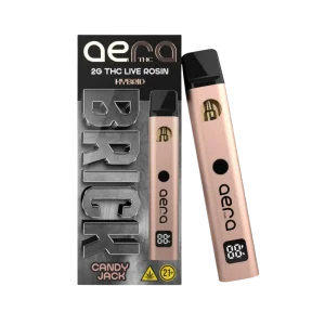 AERA THC Brick Live Rosin Disposables 2G