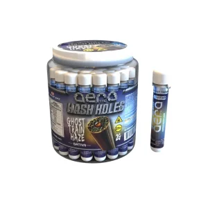 AERA THC D8/THCP HashHoles Jar 2G -20CT - Ghost Train Haze/Sativa