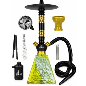 Aadhi Flame Premium Hookah Kit - Orange