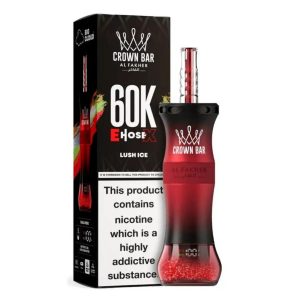 Al Fakher Crown Bar E Hose X 60K Puff Disposable - Lush Ice