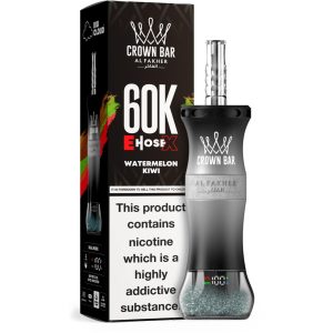 Al Fakher Crown Bar E Hose X 60K Puff Disposable - Watermelon Kiwi