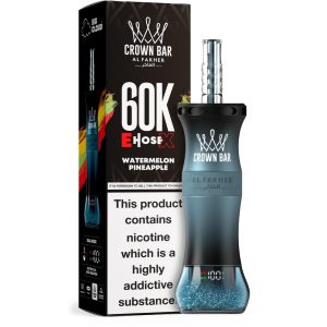 Al Fakher Crown Bar E Hose X 60K Puff Disposable - Watermelon Pineapple