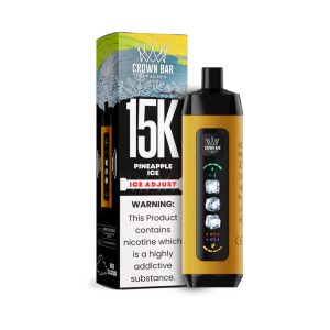 Al Fakher Crown Bar Ice Adjust 15K Puff Disposable - Pineapple Ice