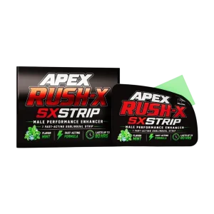 Apex Rush Male Performance Enhancer SX-Strips 20CT