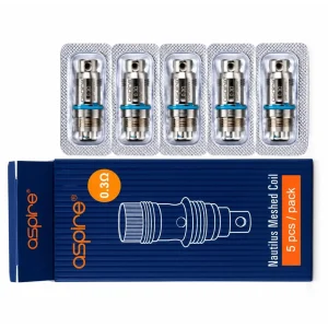Aspire Nautilus BVC Replacement Coil - 5PK - 0.3 OHM MESH