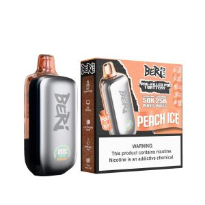 Beri Cliq 50K Puff Disposable Kit - Peach Ice