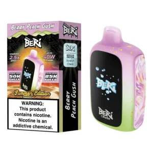 Beri Crush 50K Puff Disposable - Berry Peach Gush