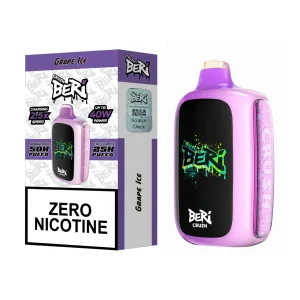 Beri Crush Zero Nicotine 50K Puff Disposable - Grape Ice