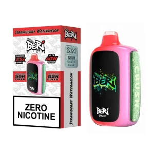 Beri Crush Zero Nicotine 50K Puff Disposable - Strawberry Watermelon