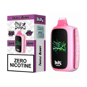 Beri Crush Zero Nicotine 50K Puff Disposable - Triple Berry