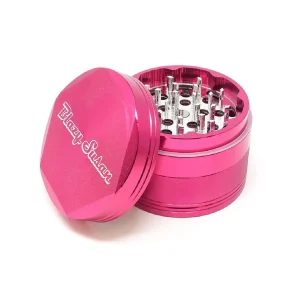 Blazy Susan 4 Piece Premium Grinder - Hot Pink