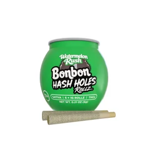 Bonbon THCA Hashhole Prerolls 1G-6CT - Watermelon Rush/Sativa
