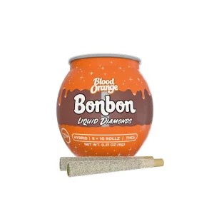 Bonbon THCA Liquid Diamonds Prerolls 1G-6CT - Blood Orange/Hybrid