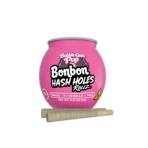 Bonbon THCP Hashhole Prerolls 1G-6CT - Bubble Gum Pop/Indica