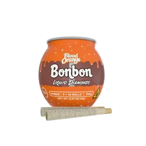 Bonbon THCP Liquid Diamonds Prerolls 1G-6CT - Blood Orange/Hybrid