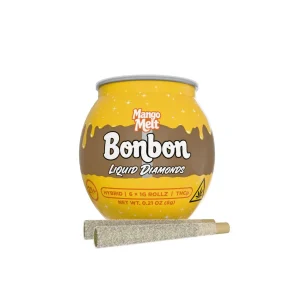 Bonbon THCP Liquid Diamonds Prerolls 1G-6CT - Mango Melt/Hybrid