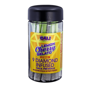 Cali Fields 9 DIamond Infused THCA Prerolls -9CT