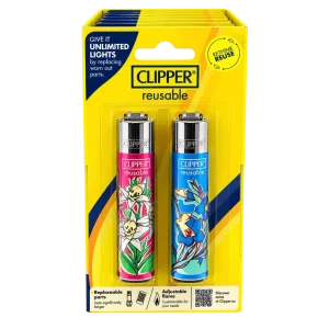 Clippers Assorted Lighters 2CT