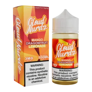 Cloud Nurdz Mango Dragon Fruit Lemonade Synthetic Nicotine 100ml E-Juice