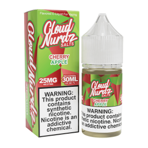 Cloud Nurdz Salts Cherry Apple Synthetic Nicotine 30ml E-Juice