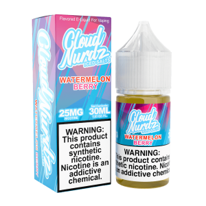 Cloud Nurdz Salts Iced Watermelon Berry Synthetic Nicotine 30ml E-Juice