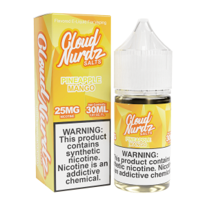 Cloud Nurdz Salts Pineapple Mango Synthetic Nicotine 30ml E-Juice