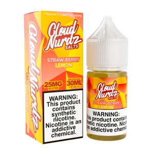 Cloud Nurdz Salts Strawberry Lemon Synthetic Nicotine 30ml E-Juice