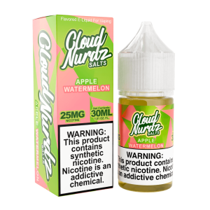 Cloud Nurdz Salts Watermelon Apple Synthetic Nicotine 30ml E-Juice