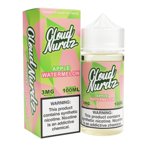 Cloud Nurdz Watermelon Apple Synthetic Nicotine 100ml E-Juice