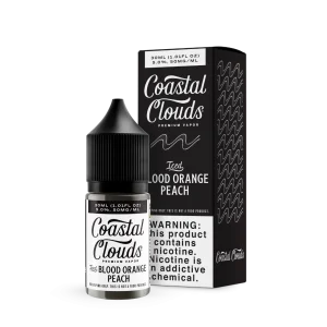 Coastal Clouds Ice Blood Orange Peach 30ml Salt E-Juice