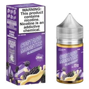 Custard Monster Blackberry Custard Salt 30ml E-Juice