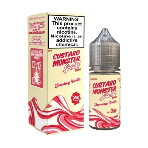 Custard Monster Swirl Edition Strawberry Vanilla Salt 30ml E-Juice