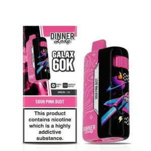 Dinner Lady Galax 60K Puff Disposable - Sour Pink Dust