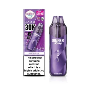 Dinner Lady LYXA 30K Puff Disposable - Grape Blow Pop