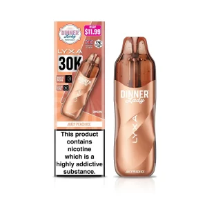 Dinner Lady LYXA 30K Puff Disposable - Juicy Peach Ice