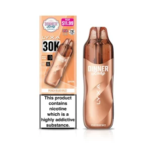 Dinner Lady LYXA 30K Puff Disposable - Peach Blue Razz