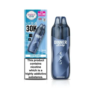 Dinner Lady LYXA 30K Puff Disposable - Sour Blue Dust